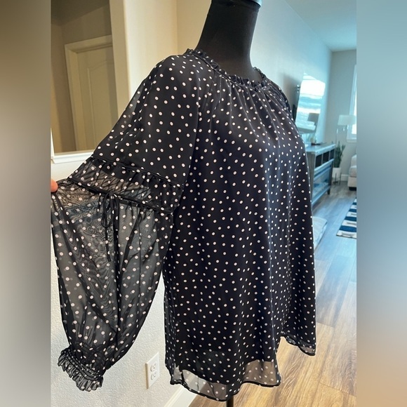 Susan Graver - Sheer Blouse - Small - Picture 3 of 7